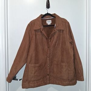 Brown Suede Women's Jacket